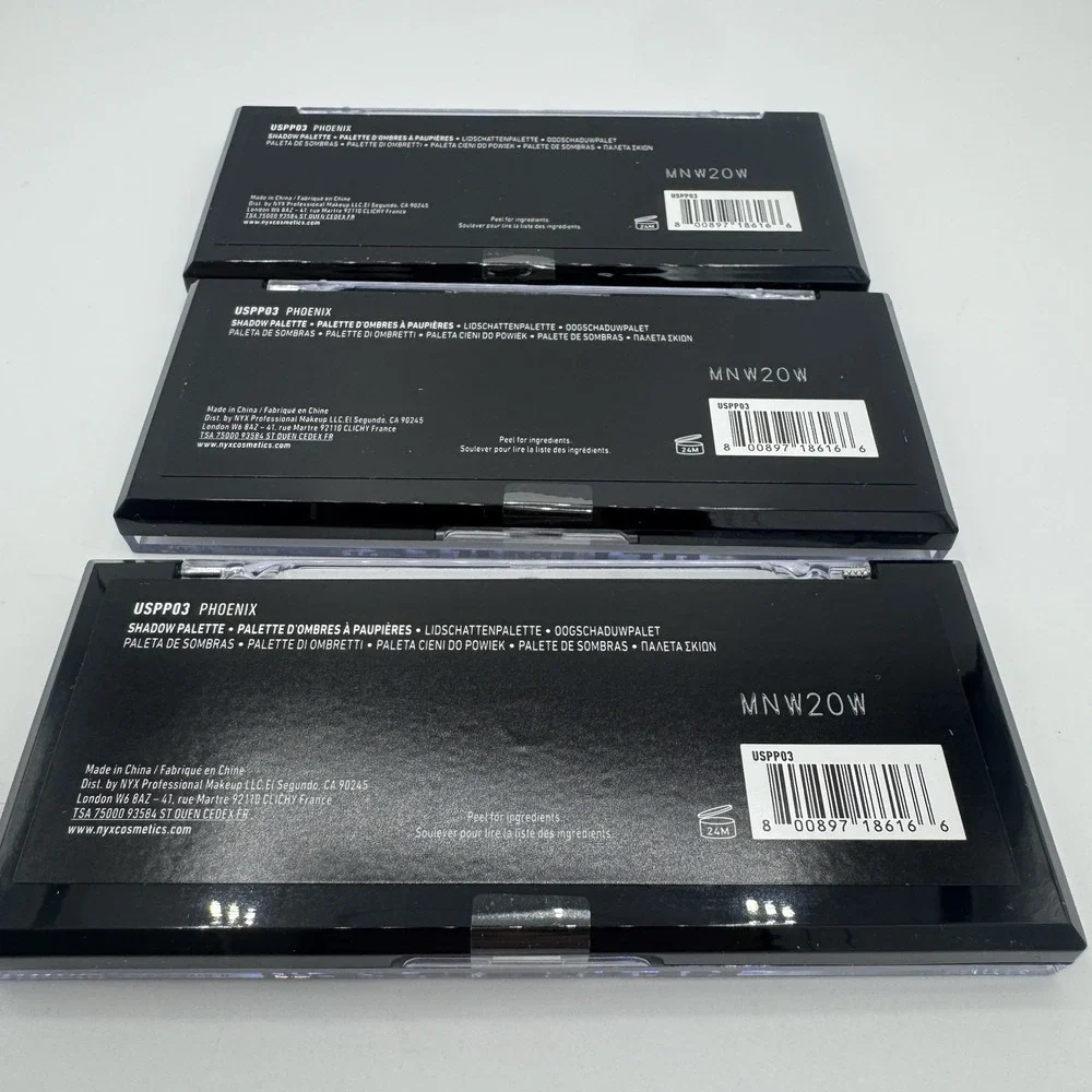 Lot‎ Of 3! NYX Ultimate Edit Petite Shadow Palette 03 Phoenix NEW